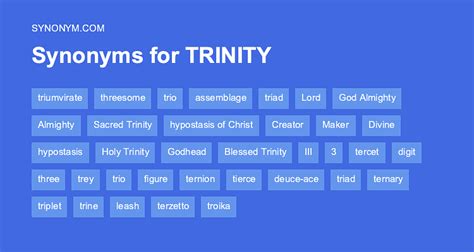 other words for trinity.